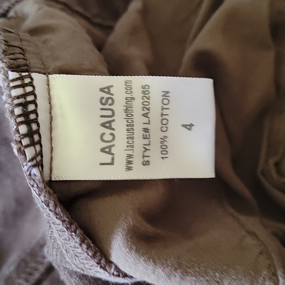 Lacausa brown carpenter pants size 4 - Picture 4 of 7